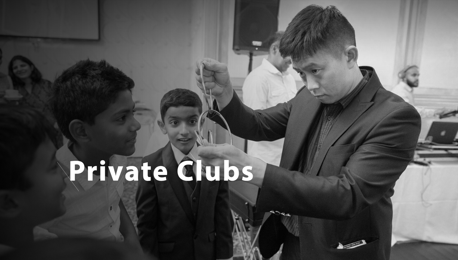Performing magic at private clubs